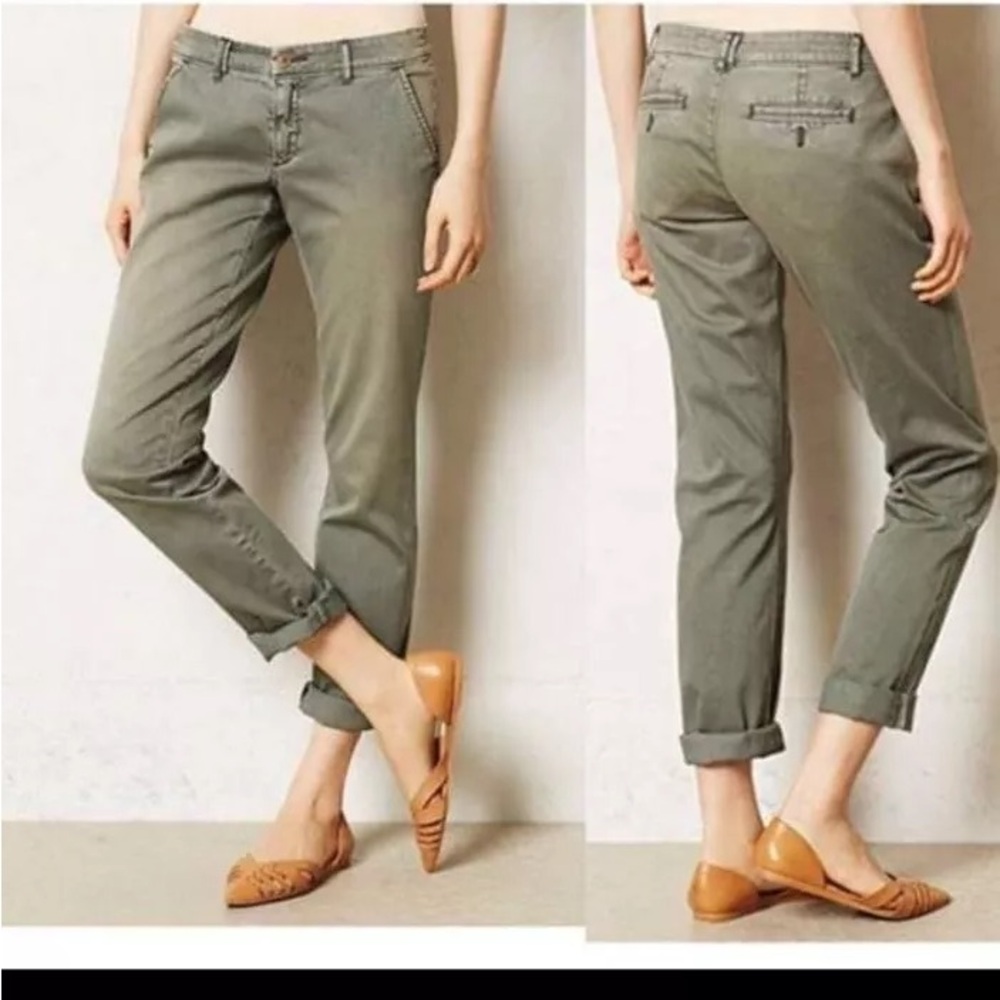 Good condition green chink pant women’s 31T, Pilcro and the Letterpress (Anthro)